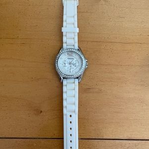 Fossil white watch